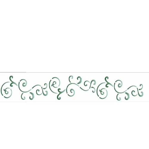 Stencil - 04x30cm - Arabesco III - OPA1069 - Opa Criando Arte