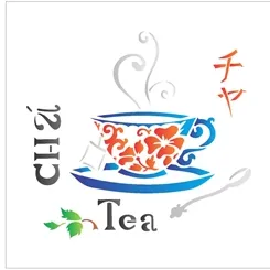 Stencil - 10x10cm - Xícara - OPA1203 - Opa Criando Arte