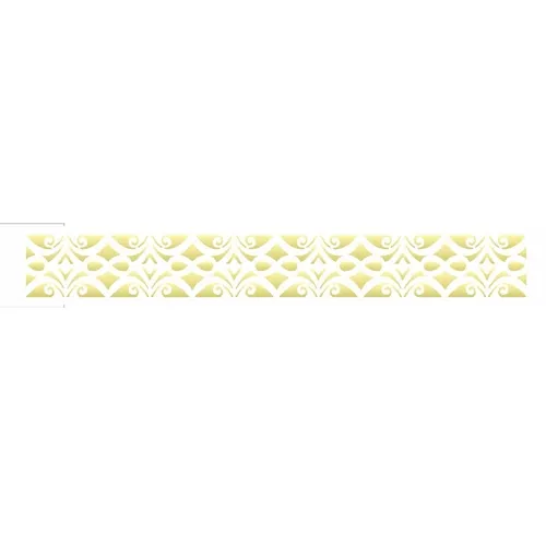 Stencil - 04x30cm - Arabresco Colonial II - OPA2520 - Opa Criando Arte