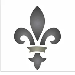 Stencil - 10x10cm - Ponta Lança - OPA133 - Opa Criando Arte