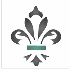 Stencil - 10x10cm - Ponta Lança II - OPA134 - Opa Criando Arte