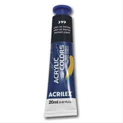 Acrylic Colors - 20ml - Gris Payne - 399 - Acrilex