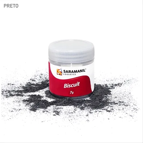 Corante de Biscuit - 75.013 - Preto 7g - Saramanil
