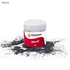 Corante de Biscuit - 75.013 - Preto 7g - Saramanil