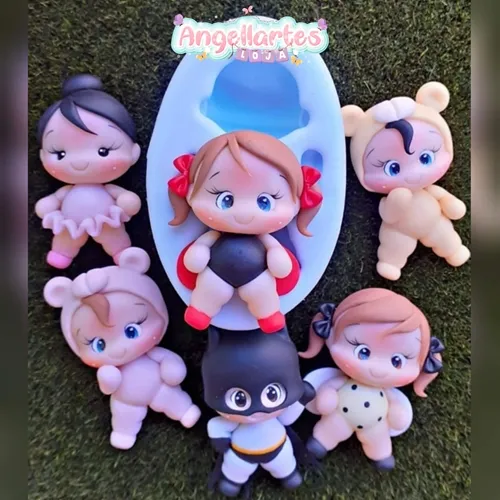 Molde Silicone - Biscuit -Bolotinha - Angellartes