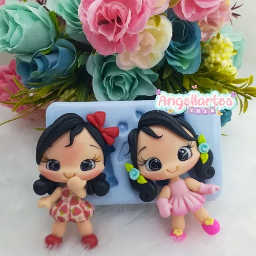 Molde Silicone - Biscuit - Corpinho 2 - Angellartes