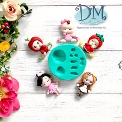 Molde - Silicone - Biscuit - Bebê Gostosurinha - Deivid Machado