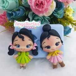 Molde Silicone - Biscuit - Corpinho 4 - Angellartes