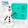 Molde - Silicone - Biscuit - Boneco de Neve Amigo - Deivid Machado
