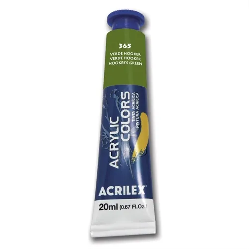 Acrylic Colors - 20ml - Verde Hooker - 365 - Acrilex