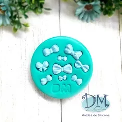 Molde - Silicone - Biscuit - Lacinhos - Deivid Machado