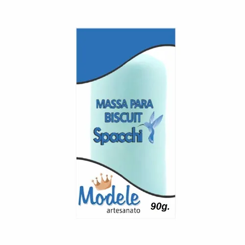Massa de Biscuit - 90g - Azul Claro- 17 - Modele
