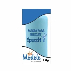 Massa de Biscuit - 1kg - Azul - 16 - Modele