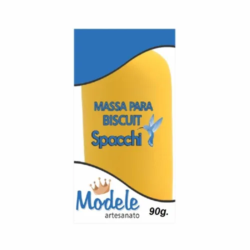 Massa de Biscuit - 90g - Amarelo Ouro - 22 - Modele