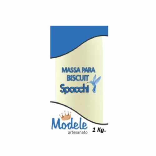 Massa de Biscuit - 1kg - Natural 01 - Modele