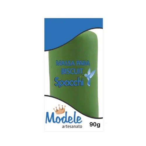 Massa de Biscuit - 90g - Verde Escuro -10 - Modele
