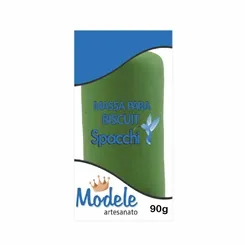 Massa de Biscuit - 90g - Verde Escuro -10 - Modele
