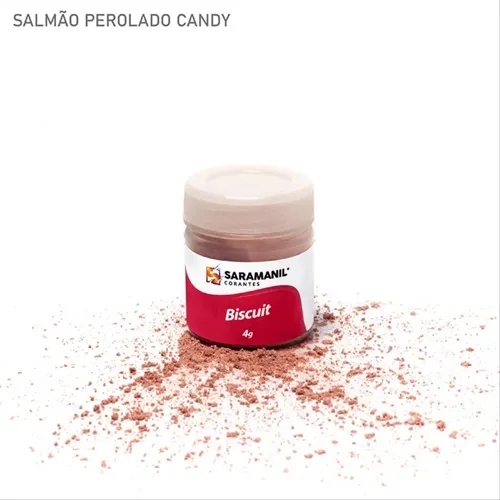 Corante de Biscuit - 75.701 - Salmão 4g - Saramanil