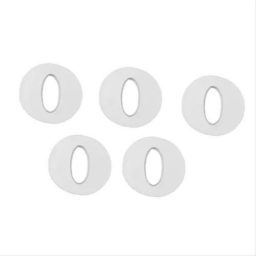 Resina Letra O - 5 Peças