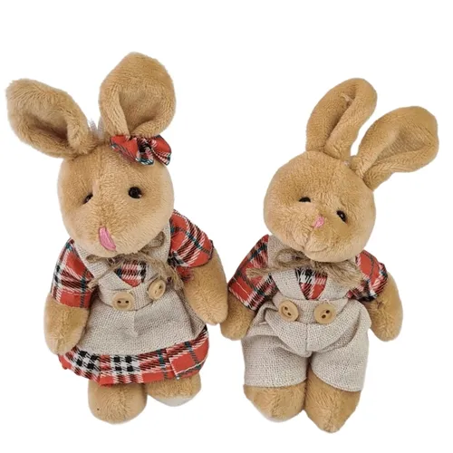 Coelho De Pendurar - Laranja - 13X8Cm