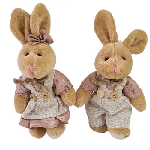 Coelho De Pendurar - Rosa - 13X8Cm