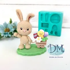 Molde - Silicone - Biscuit - Fofuxinho Entregador - Deivid Machado