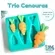 Molde - Silicone - Biscuit - Trio de Cenouras - Deivid Machado