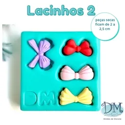 Molde - Silicone - Biscuit - Lacinhos - Deivid Machado