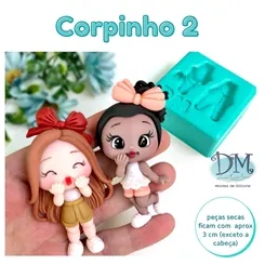 Molde - Silicone - Biscuit - Corpinho 2 - Deivid Machado