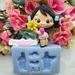 Molde Silicone - Biscuit - Corpinho 13 - Angellartes