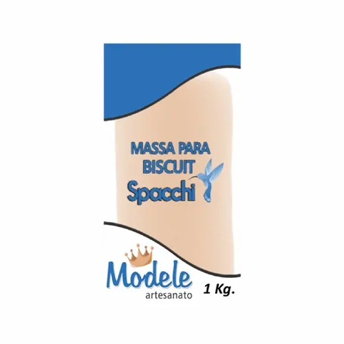 Massa de Biscuit - 1kg - Pessego - 40 - Modele