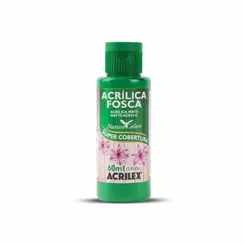 Tinta Acrílica Fosca - 60ml - Verde Grama - 582 - Acrilex