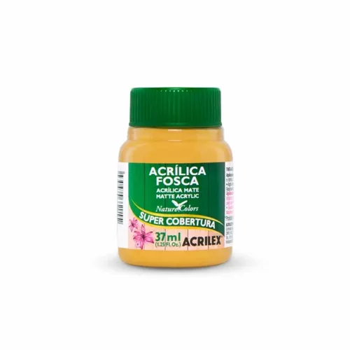 Tinta Acrílica Fosca - 37ml - Amarelo Ouro - 505 - Acrilex