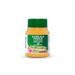 Tinta Acrílica Fosca - 37ml - Amarelo Ouro - 505 - Acrilex