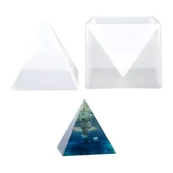 Molde de Silicone - Orgonite - Pirâmide - MLB21797