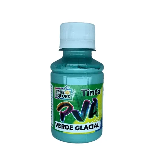 Tinta PVA Fosca 100ml - Verde Glacial - 7252 - True Colors