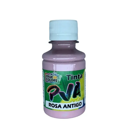 Tinta PVA Fosca 100ml - Rosa Antigo - 7147 - True Colors