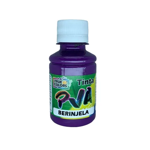 Tinta PVA Fosca 100ml - Berinjela  - 7243 - True Colors