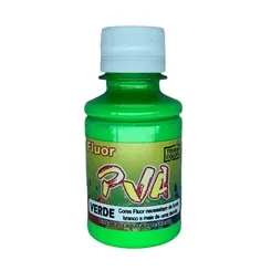 Tinta PVA Fosca 100ml - Fluor Verde  - 7274 - True Colors