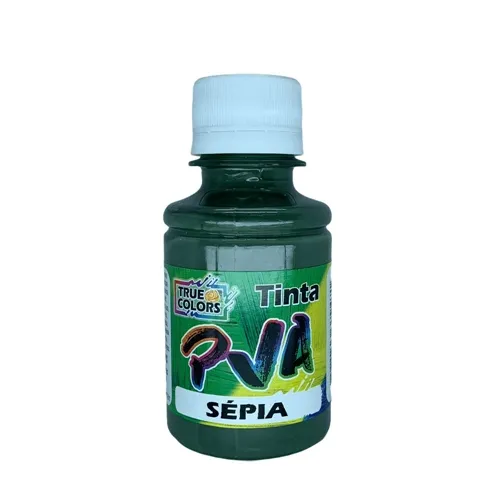Tinta PVA Fosca 100ml - Sepia - 7166 - True Colors