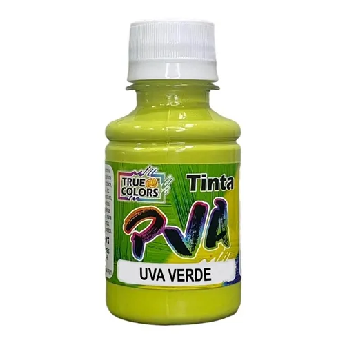 Tinta PVA Fosca 100ml - Uva Verde - 7139 - True Colors