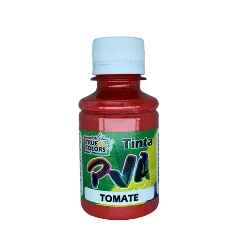 Tinta PVA Fosca 100ml - Tomate - 7164 - True Colors