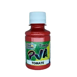 Tinta PVA Fosca 100ml - Tomate - 7164 - True Colors