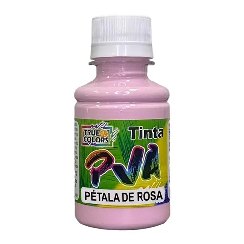 Tinta PVA Fosca 100ml - Petala de Rosa - 7144 - True Colors