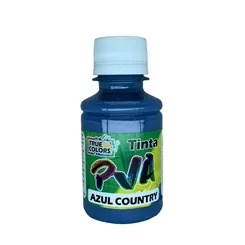 Tinta PVA Fosca 100ml - Azul Country - 7125 - True Colors