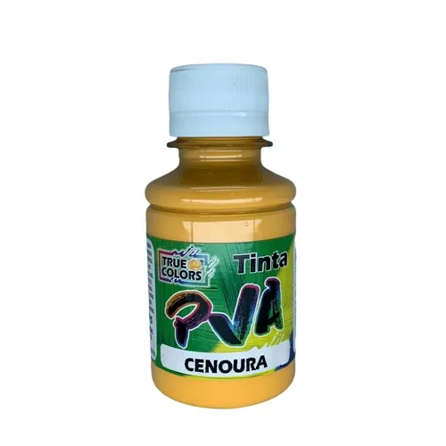 Tinta PVA Fosca 100ml - Cenoura - 7155 - True Colors