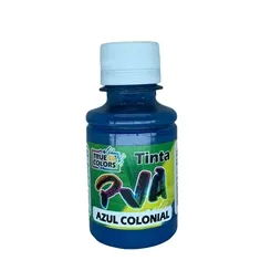 Tinta PVA Fosca 100ml - Azul Colonial - 7123 - True Colors