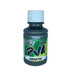 Tinta PVA Fosca 100ml - Grafite - 7103 - True Colors