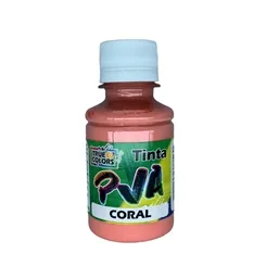 Tinta PVA Fosca 100ml - Coral - 7229 - True Colors