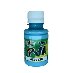 Tinta PVA Fosca 100ml - Azul Ceu - 7126 - True Colors